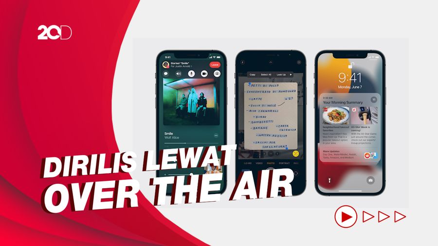 Daftar iPhone dan Cara Download iOS 15