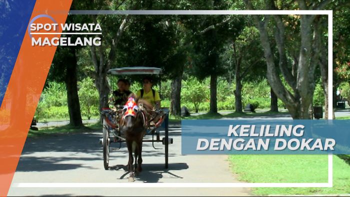 Naik Delman Menikmati Panorama Kemegahan Candi Borobudur, Magelang 