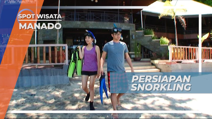 Bersiap Untuk Snorkeling di Pulau Bunaken Manado Sulawesi Utara