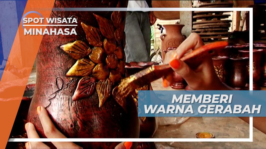 Desa Pulutan,  Memberi Warna Indah Pada Gerabah Minahasa Sulawesi Utara