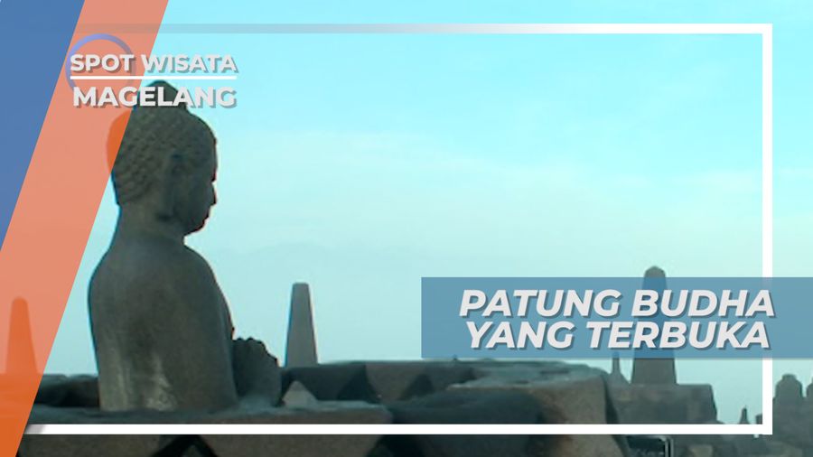 Patung Buddha Lambang Kebesaran Candi Borobudur, Magelang