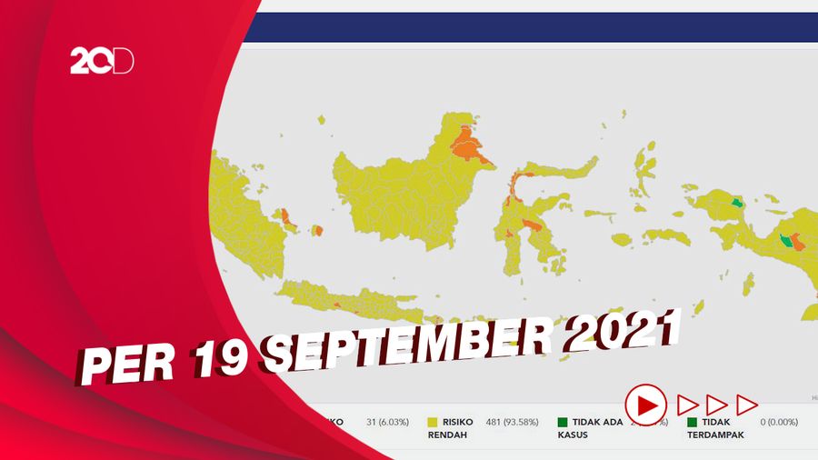 Indonesia Kini Merdeka dari Zona Merah Covid-19