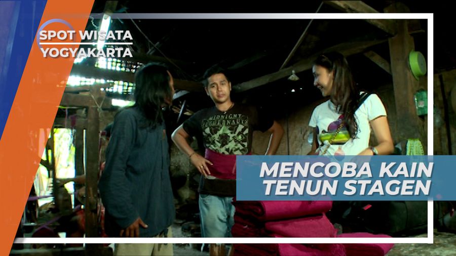 Warna Merah Cantik, Kain Tenun Stagen Desa Sentolo Kulon Progo Yogyakarta