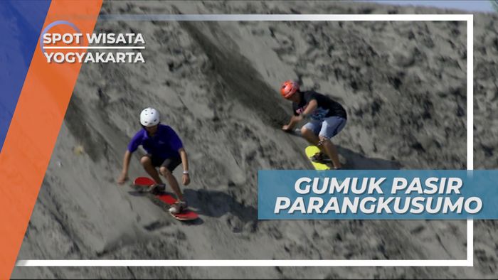 Sandboarding, Seluncur Pasir di Gumuk Pasir Parangkusumo Yogyakarta