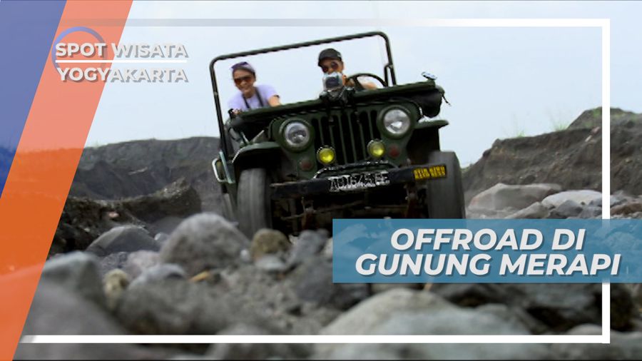 Jeep Merapi, Berkendara Menikmati Luapan Lahar Dingin Berbatu Besar Gunung Merapi Yogyakarta