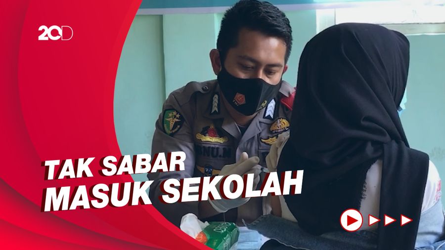 Seribu Siswa di Makassar Jalani Vaksinasi Covid-19 Jelang PTM