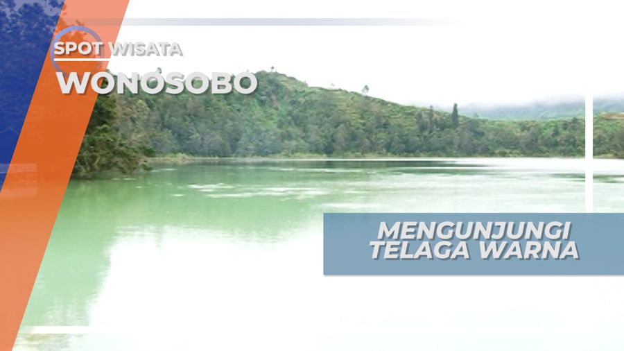 Telaga Warna Dieng Wonosobo, Terlihat Seperti Pelangi Saat Terkena Matahari