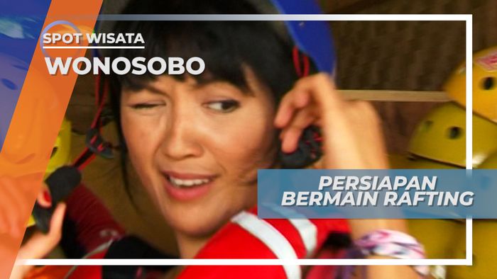 Persiapan Rafting di Sungai Serayu Banjarnegara Jawa Tengah