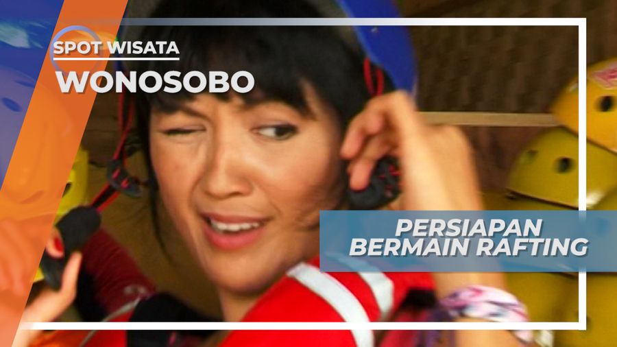 Persiapan Rafting di Sungai Serayu Banjarnegara Jawa Tengah