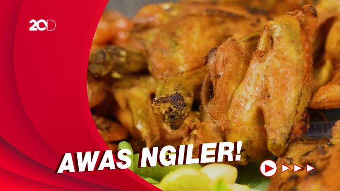 Bikin Laper: Ayam Kampung Dicocol Pakai Sambel Rampai dan Jengkol