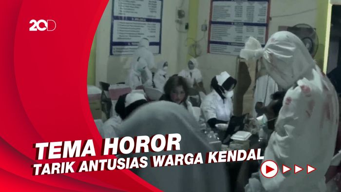 Mau Divaksin Tapi Ditemani Pocong dan Suster Ngesot?