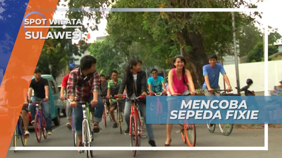 Bersama Pleton Sepeda Fixie Makassar, Berkeliling Kota Menghabiskan Sore di Sulawesi Selatan