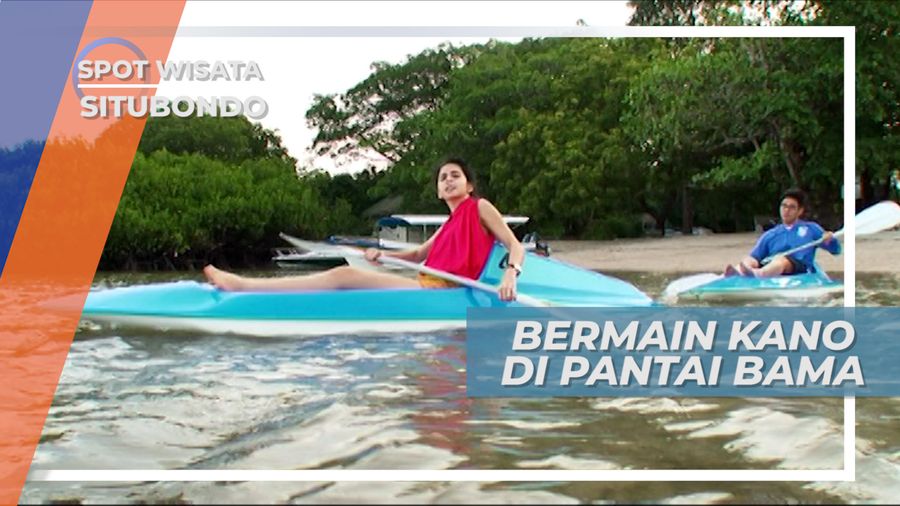 Air Tenang Pantai Bama, Serunya Bermain Kano di Desa Sumberwaru Banyuputih Situbondo