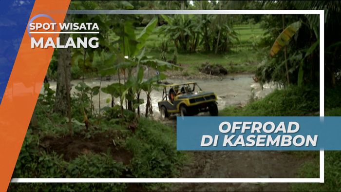 Offroad Menyebrangi Sungai, Menaklukkan Jalur Ekstrem Kasembon Kota Malang