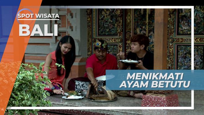 Ekspresi Gembira dan Riang Menyantap Nikmatnya Ayam Betutu Kuliner khas Bali