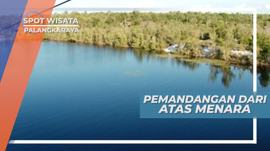 Memanjat Menara, Menikmati Pemandangan Alam Palangkaraya yang Indah