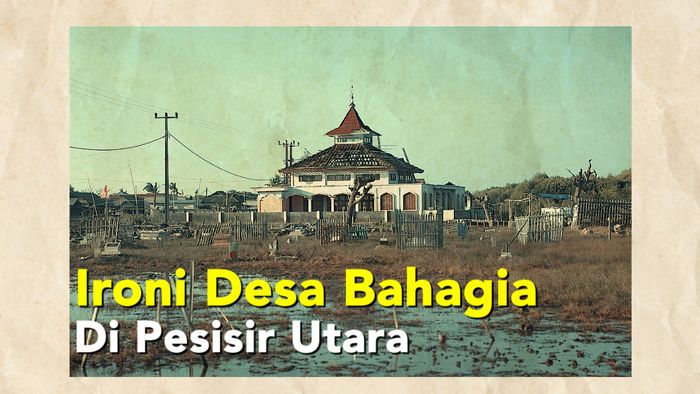 Potret Pesisir Bekasi yang Terancam Tenggelam Karena Banjir Rob
