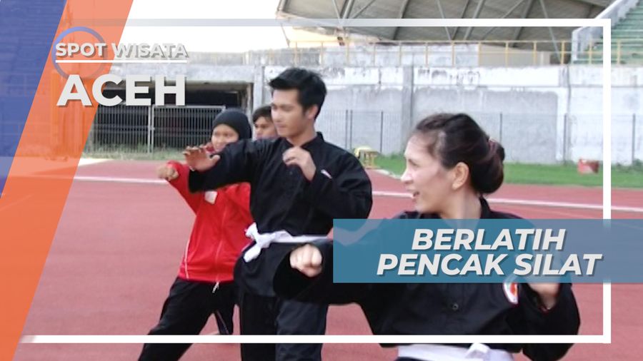 Berlatih Jurus Andalan Pencak Silat Aceh