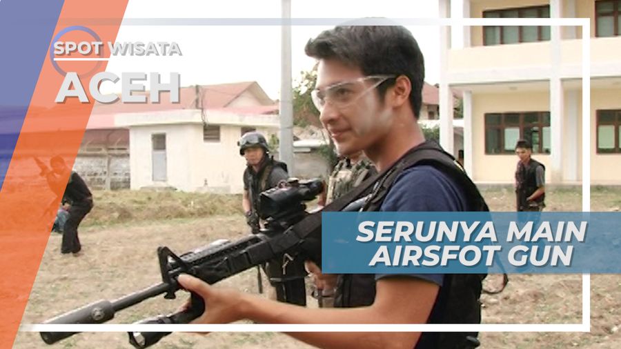 Seperti Film Aksi, Serunya Bermain Airsoft Gun di Aceh