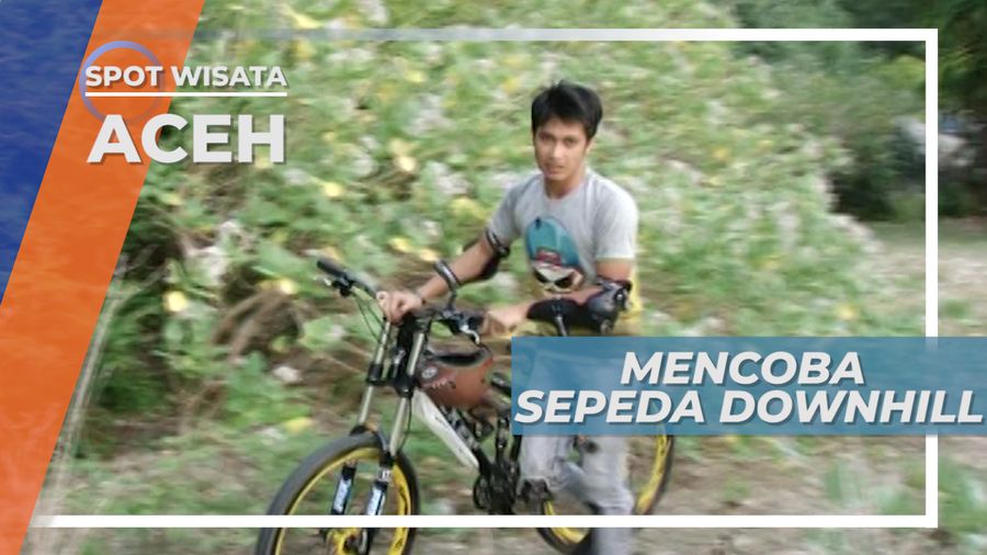 Jalur Mantab, Hingga Harus Tuntun Sepeda Downhill, di Kawasan Lampuuk Aceh