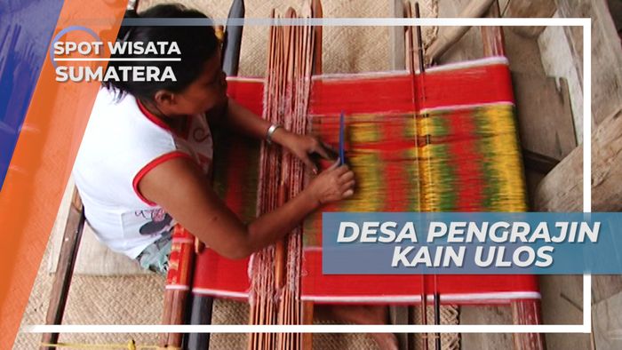 Berkunjung ke Desa Pengrajin Kain Ulos, Lumbu Sui-sui Pulau Samosir Sumatera Utara