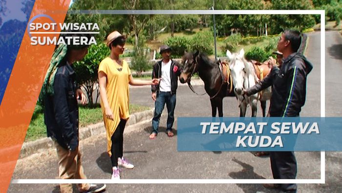 Menyewa Kuda Untuk Berkeliling Taman Simalem Karo Sumatera Utara