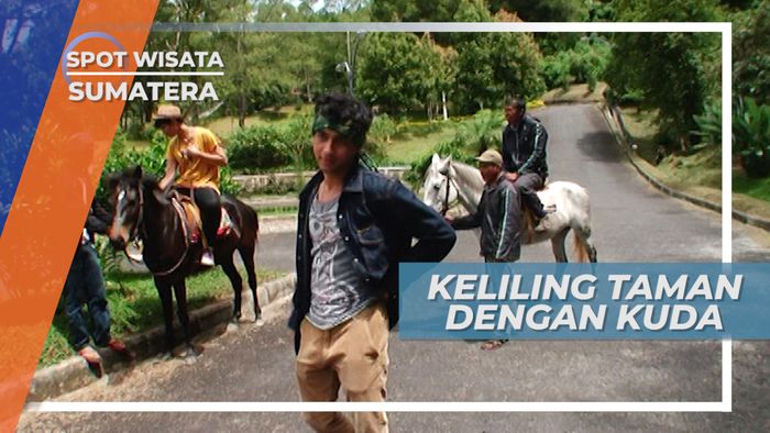 Berkuda Menikmati Hijaunya Alam di Taman Simalem Karo Sumatera Utara
