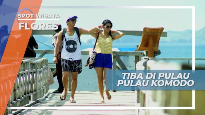 Speed Boat Sandar di Dermaga Tambat Loh Liang Pulau Komodo Nusa Tenggara Timur