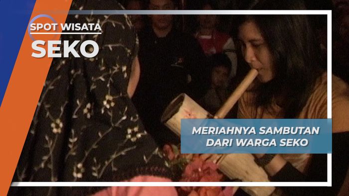 Sambutan Musik Bambu Warga Seko Luwu Utara Sulawesi Selatan