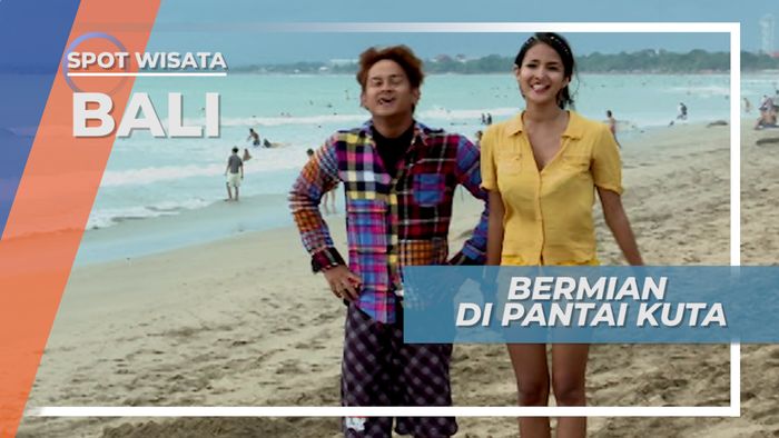 Pantai Kuta Bali, Jalan Jalan Sore dan Mendapat Ide Bermain Surfing