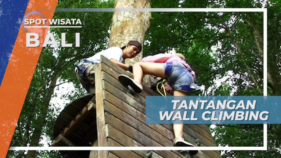 Wall Climbing, Tantangan Memanjat di Hutan Raya Bedugul Bali