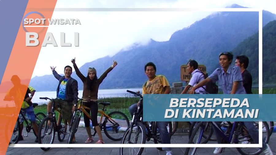 Bersepeda Di Jalur Berliku Indah Melalui Gunung Batur Kintamani Bali