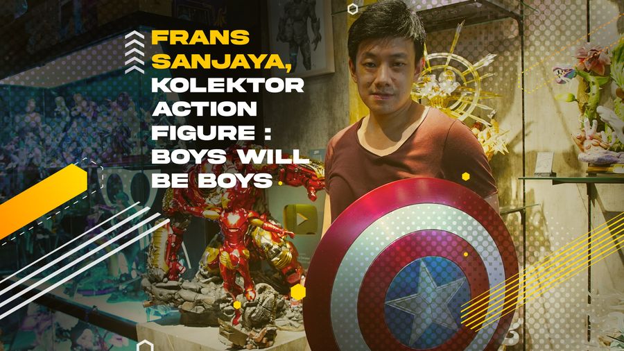 Frans Sanjaya, Youtuber Spesialis Action Figure Jutaan Rupiah