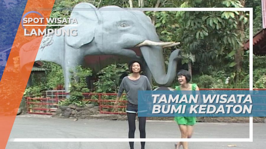 Berwisata di Taman Bumi Kedaton Lampung, Melihat Si Belalai Panjang