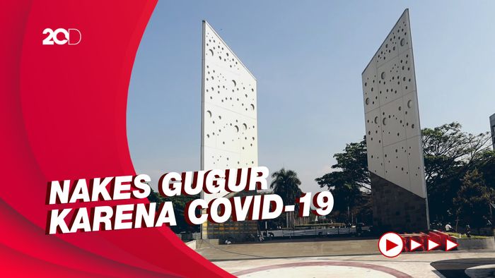 Pembuatan Monumen Gasibu untuk 260 Nakes yang Gugur di Bandung