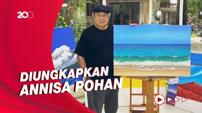 SBY Hobi Melukis untuk Hilangkan Kesedihan atas Kepergian Ani Yudhoyono