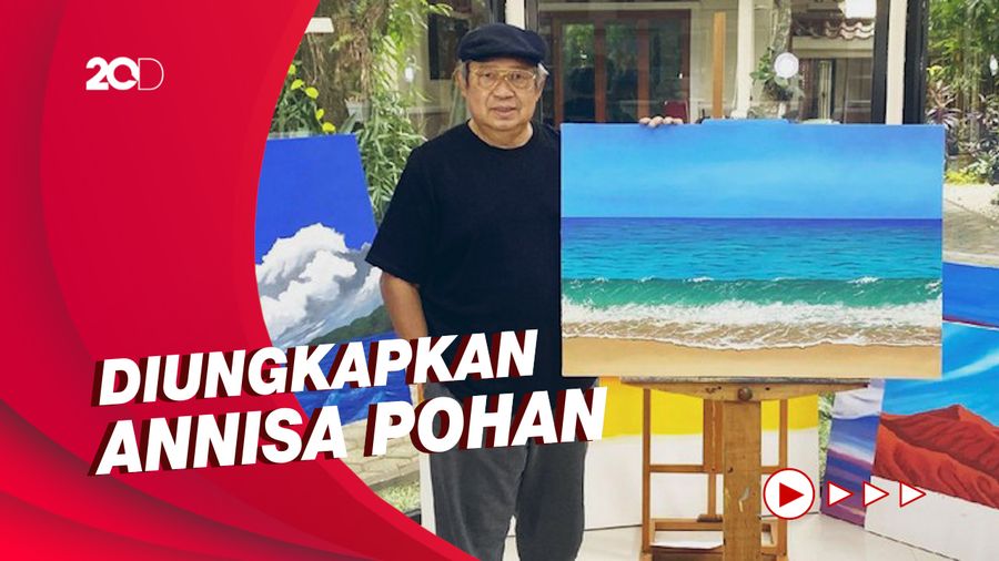 SBY Hobi Melukis untuk Hilangkan Kesedihan atas Kepergian Ani Yudhoyono