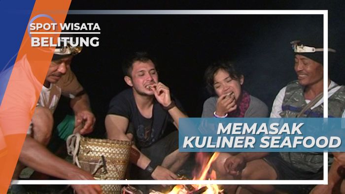 Menikmati Kelezatan Udang dan Kepiting Hasil Buruan di Pantai Pulau Bayan Belitung