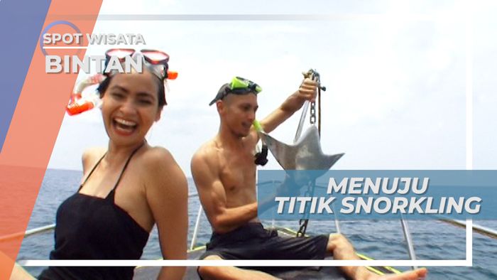 Bersiap Menuju Titik Snorkeling di Pantai Lagoi, Bintan