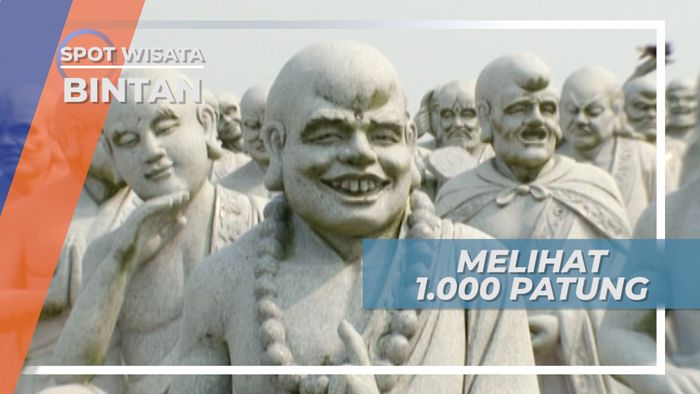 Uniknya 1.000 Wajah Patung Pahat di Vihara Ksitigarbha, Bintan