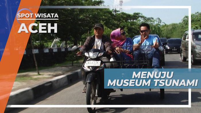 Serunya Perjalanan Menuju Museum Tsunami Aceh Dengan Naik Bentor