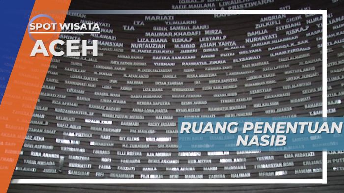 Ruang Penentuan Nasib, Tempat Diabadikannya Nama-nama Korban Tsunami Aceh