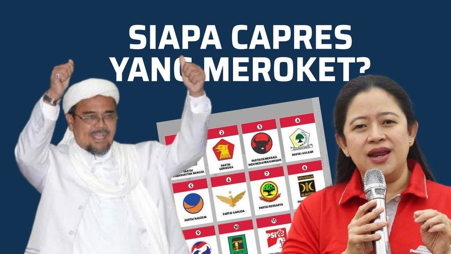 Survei SMRC: Kejutan Elektabilitas Parpol, Rizieq di Atas Puan