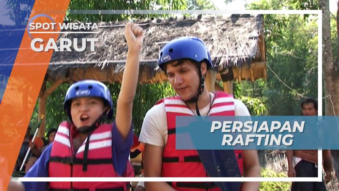 Dayung dan Alat Keselamatan, Persiapan Untuk Rafting di Sungai, Garut Jawa Barat