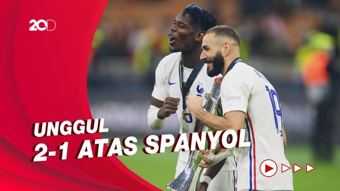 Ekspresi Kemenangan Prancis Juarai UEFA Nations League 2021!