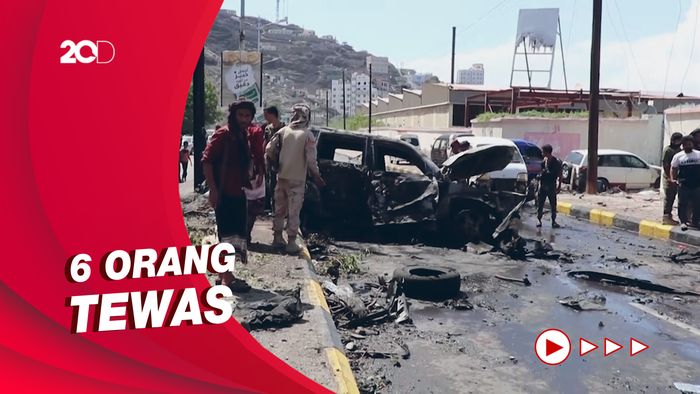Serangan Bom Mobil Targetkan Konvoi Gubernur Aden Yaman
