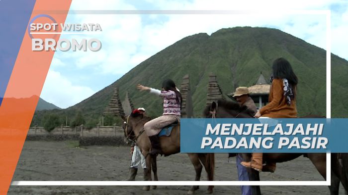 Berkuda Menikmati Suasana Sejuk Padang Pasir Gunung Bromo Jawa Timur