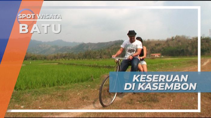Bersepeda Menikmati Panorama Hijaunya Sawah di Kasembon Kota Batu