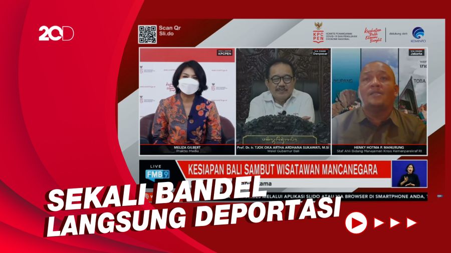 Kemenparekraf Siap Deportasi Wisatawan di Bali yang Tak Patuh Prokes
