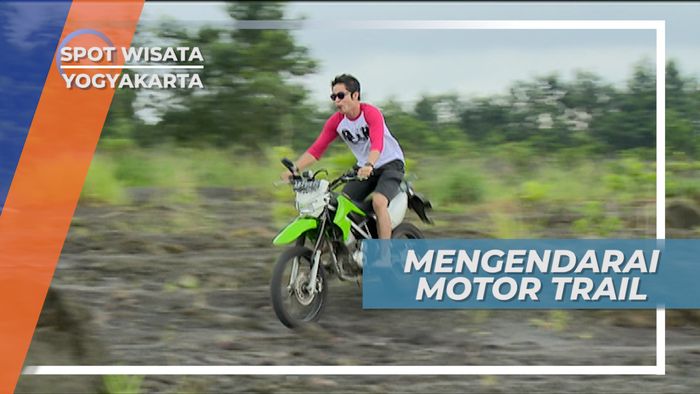 Mengendarai Motor Trail Mengelilingi Kawasan Merapi Yogyakarta